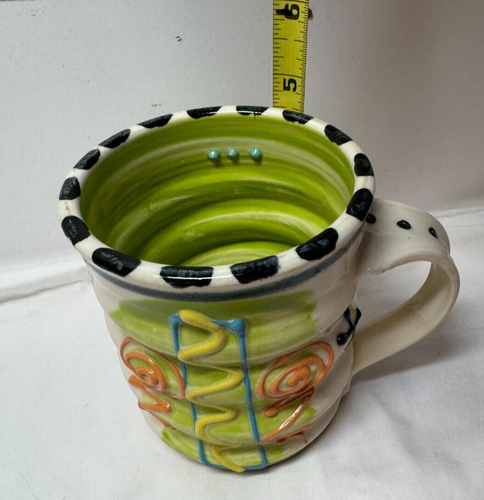 Whimsical ‘Polly Made Me’ Handmade Pottery MUGS **3 DIFFERENT DESIGNS*** - Picture 20 of 32