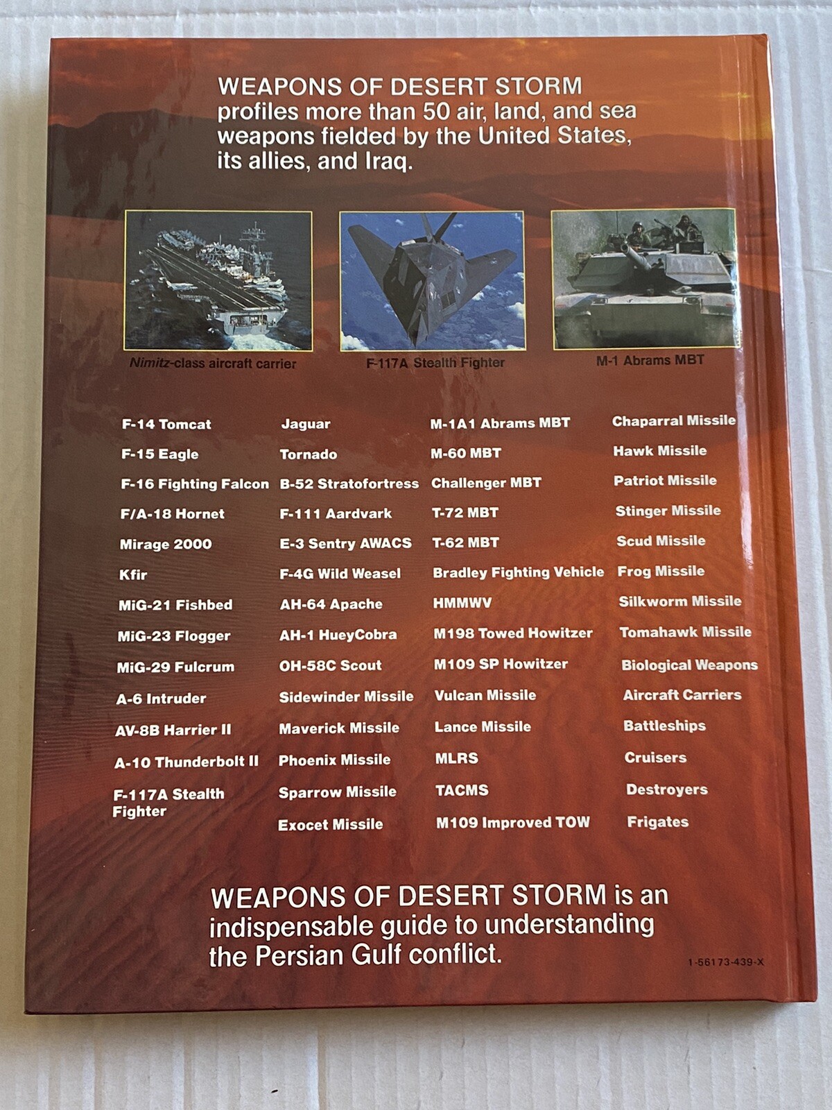 Weapons of Desert Storm by Col. Walter J. Boyne, USAF