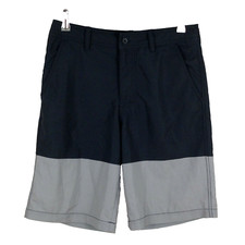 Mossimo Supply mens hybrid swim casual shorts 30 x 10 drawstring black gray