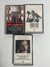 Bruce Springsteen Cassette Tape Lot of 3 - Born To Run - Born In The USA -