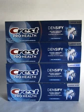 Lot Of 4 Crest Pro-Health Densify Daily Protection Toothpaste 5.3 Oz EXP OCT 26