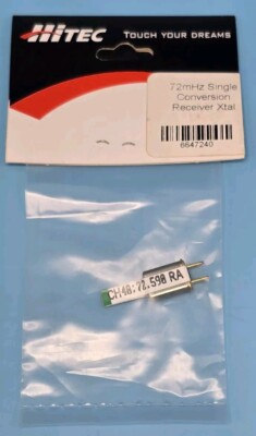 Hitec 6677240 Channel 40 72.590 RF Receiver Crystal Xtal RC 72mHz RC Part 
