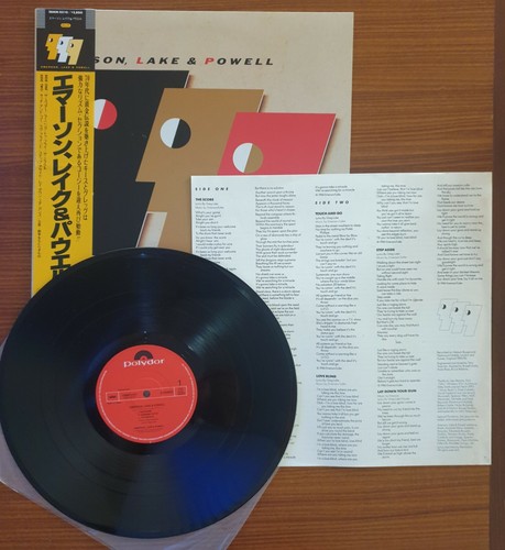 EMERSON LAKE & POWELL 'ELP'~ RARE JAPANESE 12" VINYL 33 LP ~ 28MM 0510 - Picture 4 of 5