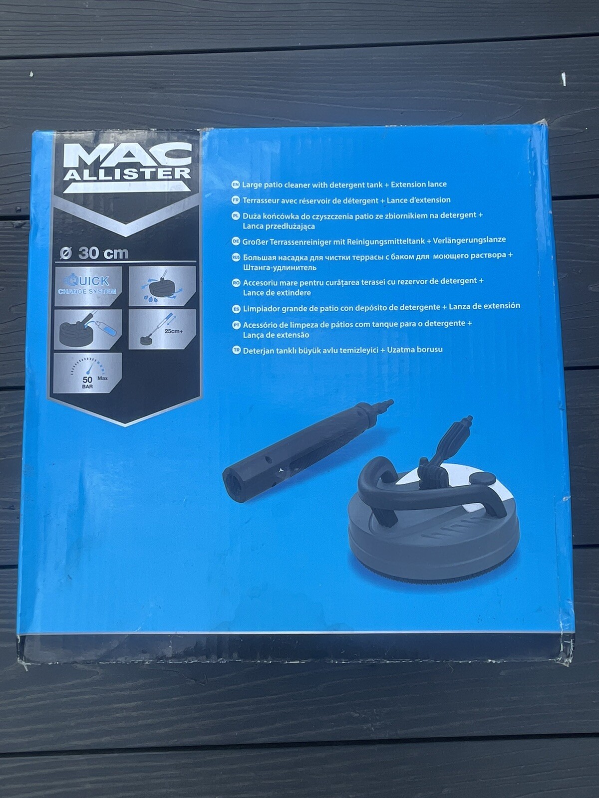 Mac Allister Pressure washer patio cleaner Grelly UK