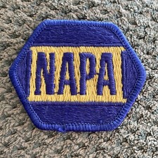 Napa Auto Parts Store Racing NASCAR Sew Iron On Hat Patch Retro Vintage Style