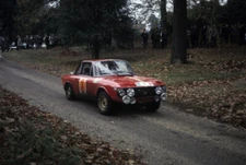 Hannu Mikkola J Ahava Lancia Fulvia 1968 Rally Car Motor Racing Old Photo