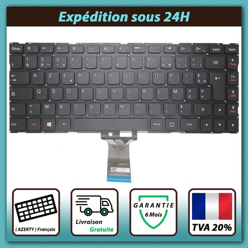 Clavier AZERTY Français Original Pour Lenovo - Neuf Et Compatible (réf. MP-13P86F0)