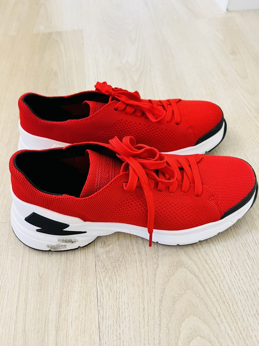 Shoes Neil Barrett Red Sneakers Nr 41 like New | eBay