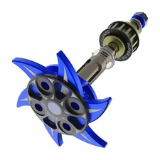 3RACING SAK-D6809 ALU BELT DRIVETRAIN SHAFT FOR 1/10 AUPER D6 S SPORT DRIFT CAR