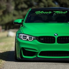 Custom Windshield Decal Personalized Premium Automotive Vinyl Text Graphic Ctdb
