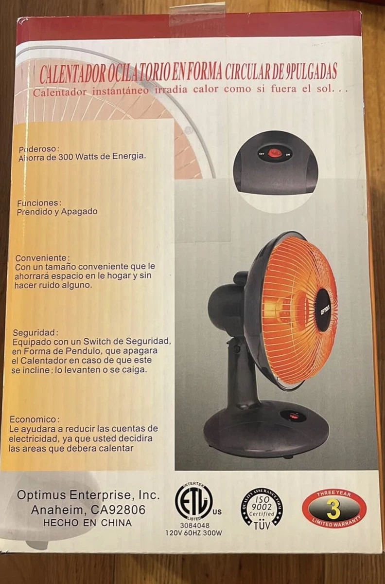 New- Optimus Electric 9u0026#034; Dish Heater | eBay