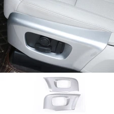 Fit For Range Rover Sport 2018-2022 Silver Seat Adjust Handle Button Panel Trim