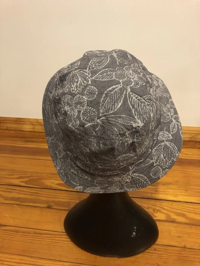 Roy Robson Men's Gray Summer Panama Hat Floral Size 57 - Image 4 of 4
