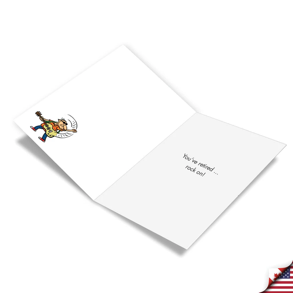 1 Divertida Tarjeta de Papel de Jubilación con Sobre - Compañero de Trabajo, Buena Suerte Geezer Glen Foto 2 de 4