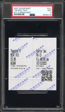 2023 Taylor Swift Eras Tour Concert Movie OPENING NIGHT Ticket "13" PSA 9 POP 2