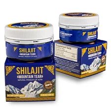 Mountain Tear Altai Pure Premium Shilajit Mumijo Resin Siberia 100g 3.4ozNatural