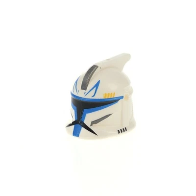1x Lego Helm Minifigur Star Wars weiß Clone Trooper Captain Rex sw0314 61189pb02 - Bild 1 von 2