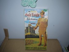 VINTAGE MARX TOYS SIR PERCIVAL GOLD KNIGHT NOBLE SERIES ACTION FIGURE BOXED 2081