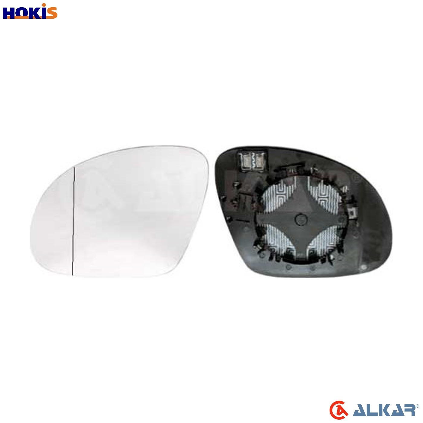 ALKAR Wing Mirror Glass VW 6471138 4060G01,5G0857521 - Image 8