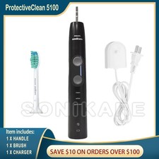 Philips Sonicare ProtectiveClean 5100 Sonic Electric Toothbrush Kit HX684B black