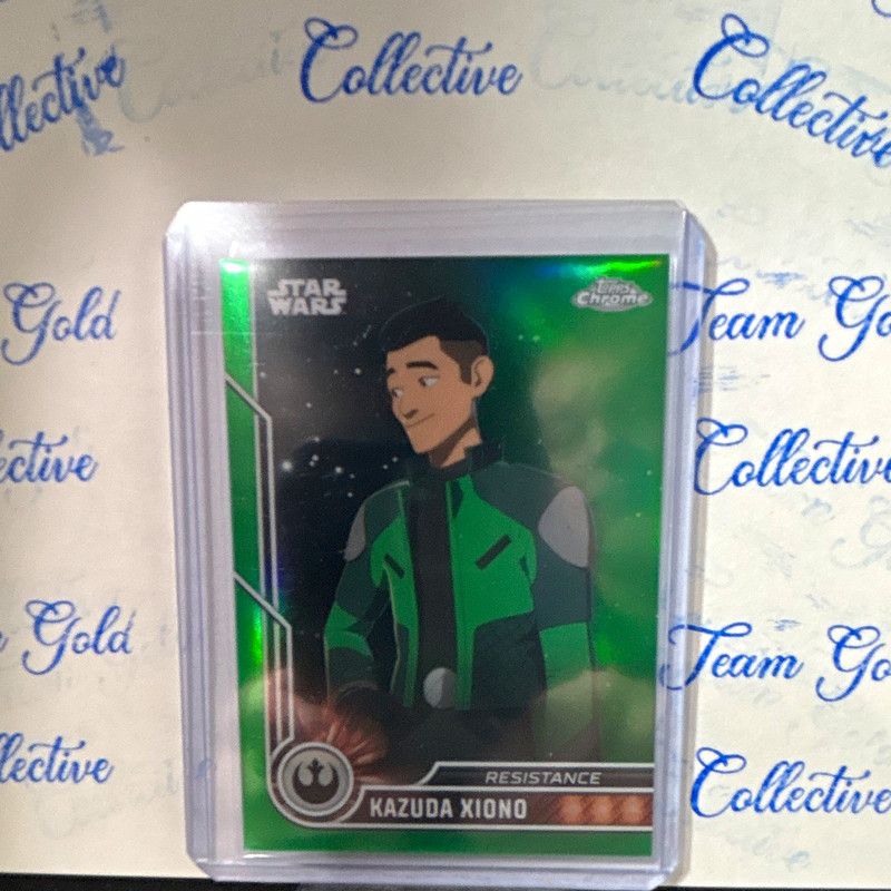 Topps Chrome Star Wars Resistance Kazuda Xiono #62/99 Serial Numbered Card