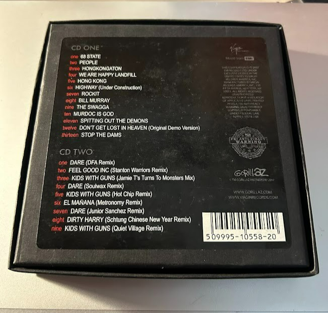 GORILLAZ ( 2007 ) D-SIDES DELUXE BOX SET - COMPLETE - 2 CD'S