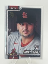 2026 Topps Series 1 Jimmy Crooks GOLD Mirror Image Variation SSP RC Cardinals 🔥
