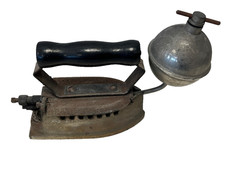 Antique Gas Powered Clothes Iron Volcan Pressing Iron (10)