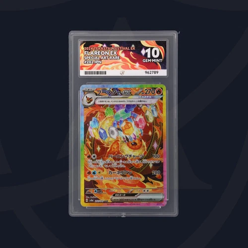 ACE 10 Flareon ex SAR 202/187 Terastal Festival ex Pokemon Japanese GEM MINT