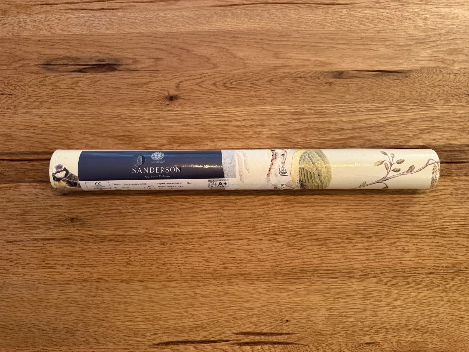 Sanderson Arboretum Woodland Chorus Cream Multi 215703 Batch AP6 - Brand New