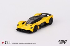 Mini GT #744 1/64 Aston Martin Valkyrie  Sunburst  Yellow Model Car