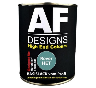 1L Autolack für Rover HET Charlrston Green Metallic  Autolack Spritzfertig