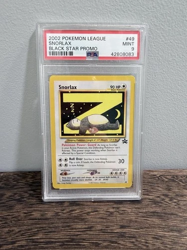 Snorlax 49/53 Wotc Promo PSA 9