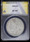 1896-O $1 Morgan Silver Dollar ANACS EF 45 | XF