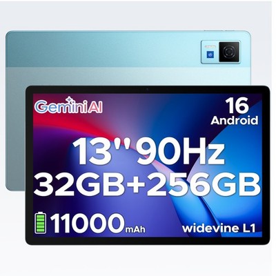 DOOGEE U13 13 inch Android 16 Tablet 11000mAh 32GB+256GB Octa Core Gaming Tablet