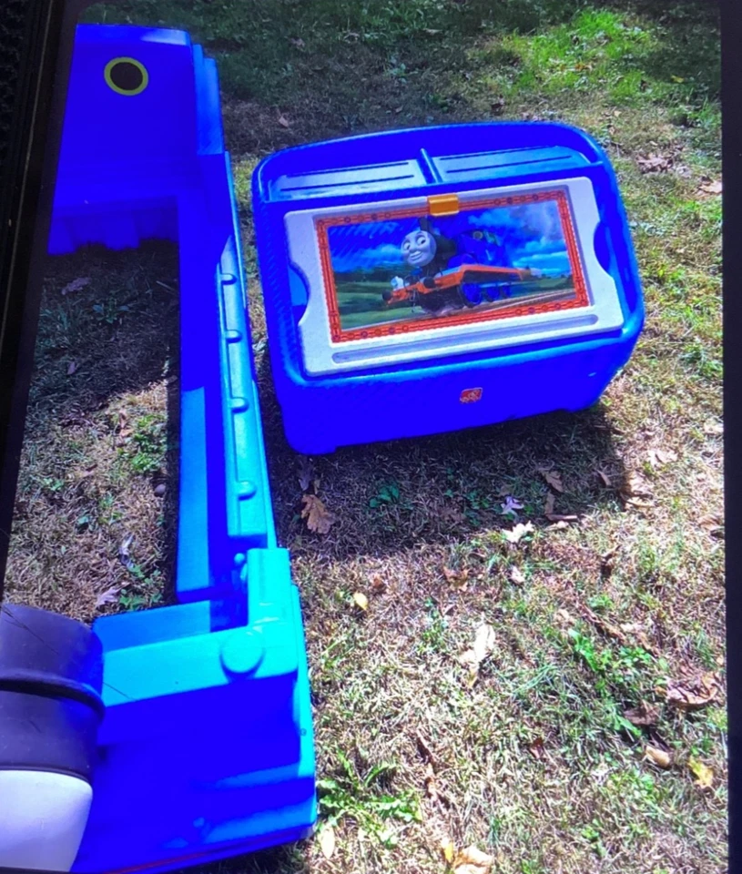 Thomas The Train Step 2 Toddler Bed W/O Mattress Excellent Condition & Toy Chest - Image 2 of 4