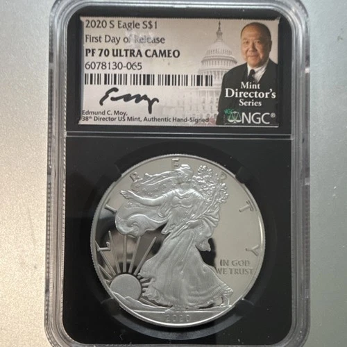 United States Mint American Eagle 2020 1 oz Silver NGC PF 70 Ultra Cameo