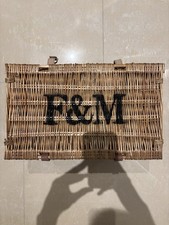 Fortnum & Mason F&M Wicker Hamper Basket