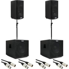 Alto Professional TX410 350-watt 10-inch Powered Speaker Pair and Subwoofers