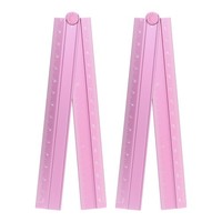 2 StüCk Klapp Gerade Lineal 30Cm Metric Aluminium Legierung Winkelmesser