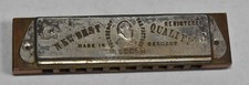RARE Antique M. Hohner New Best Quality Harmonica Key of E Made in Germany