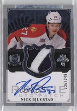 2013-14 Upper Deck The Cup Rookie 236/249 Nick Bjugstad #140 Patch Auto 0bz8