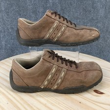 London Underground Shoes Mens 11 Riker Stone Bicycle Toe Oxford Brown Leather