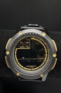 DKNY Stainless Steel 44.2 mm Digital Quartz Men's Wristwatch