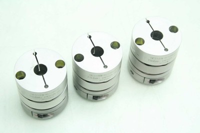 3 Tsubaki NES100W-N11CXN12C Helical Flexible Shaft Couplers 11mm x 12mm Bore