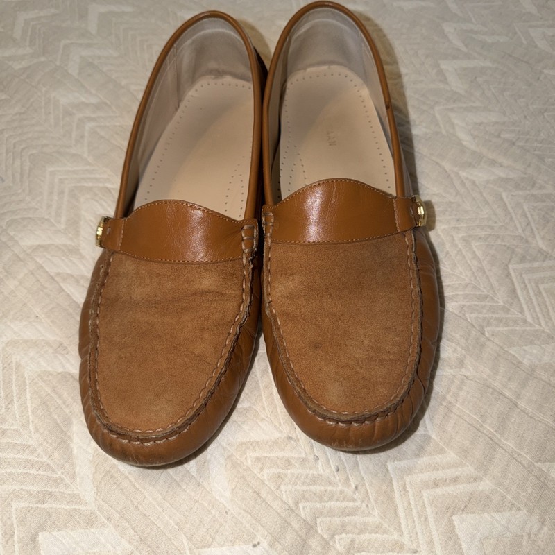 woman’s Cole Haan 9.5 Driving Shoe Brown