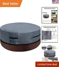 Outdoor Hot Tub Cap 85''x20'' Dark Gray - 600D Polyester