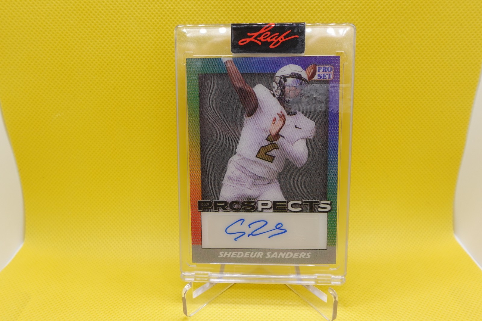 2024 Leaf Pro Set Prospects Shedeur Sanders Auto