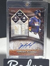 2025 Topps Series 2 Rounding the Bases - Yordan Alvarez - Auto Relic 01/50 🔥