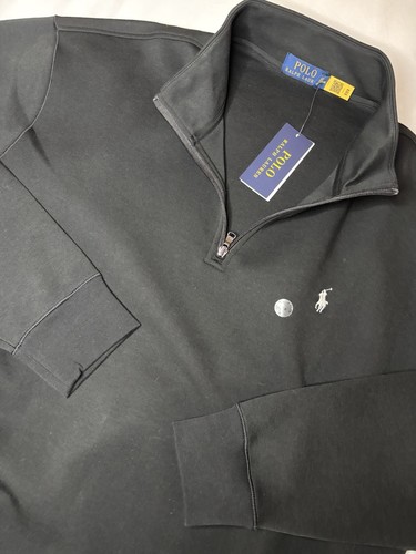 Polo Ralph Lauren Luxury Jersey 1/4 Zip Pullover Sweater Big & Tall 1XB NWT $125